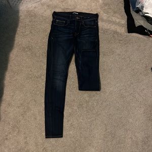 Express dark denim legging jeans